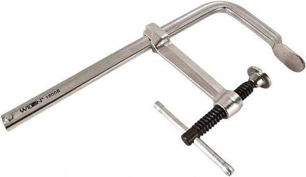 Wilton - 4-3/4" Deep Throat, 24" Max Capacity, Standard Sliding Arm Clamp - 1,800 Lb Clamping Pressure - Eagle Tool & Supply