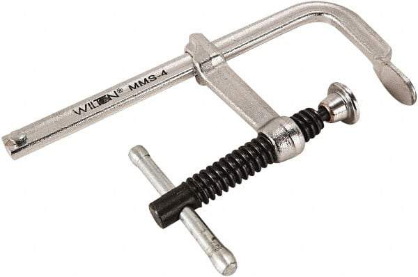 Wilton - 2-1/4" Deep Throat, 4" Max Capacity, Standard Sliding Arm Clamp - 400 Lb Clamping Pressure - Eagle Tool & Supply