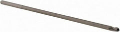 Accupro - 1/8" Diam, 3/16" LOC, 3 Flute Solid Carbide Ball End Mill - Uncoated, Single End, 4" OAL, 1/8" Shank Diam, Spiral Flute - Eagle Tool & Supply