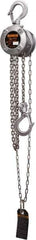 Harrington Hoist - 500 Lb Lifting Capacity, 20' Lift Height, Hand Hoist - Made from Chain - Eagle Tool & Supply