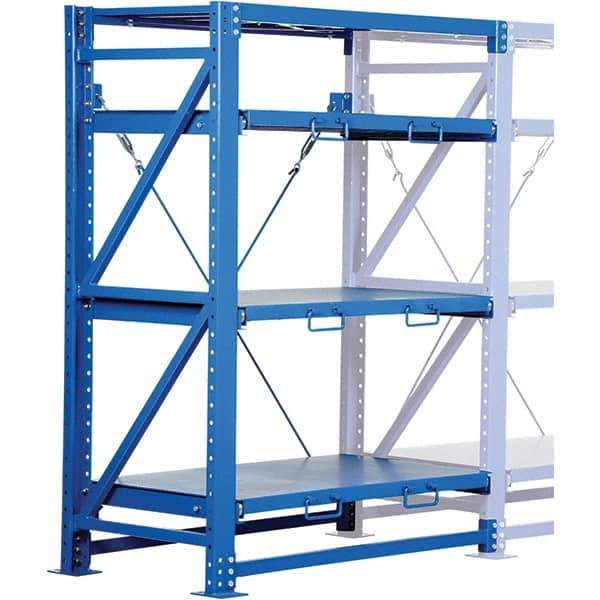 Vestil - 4 Shelf Steel Shelving - 6,000 Lb Capacity, 54" Wide x 80" High x 32" Deep, Stainless Steel - Eagle Tool & Supply
