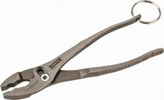 Proto - 8" OAL, 2-3/32" Jaw Length, 1-5/16" Jaw Width, Tethered, Slip Joint Pliers - 2 Positions, Slip Joint Head, Slip Joint Plier Tool - Eagle Tool & Supply