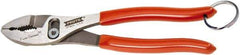 Proto - 6-1/2" OAL, 1-27/64" Jaw Length, 1-1/4" Jaw Width, Tethered, Slip Joint Pliers - 2 Positions, Slip Joint Head, Slip Joint Plier Tool - Eagle Tool & Supply