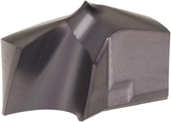 Kennametal - Series KSEM Plus, 25/32" Diam Grade KCPM45 140° Replaceable Drill Tip - Carbide, TiAlN Finish, 2 Seat Size - Eagle Tool & Supply