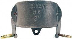 Dixon Valve & Coupling - 4" Malleable Iron Cam & Groove Suction & Discharge Hose Dust Cap For Use with Adapters - Part DC, 100 Max psi - Eagle Tool & Supply