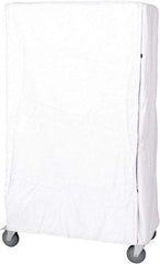 Quantum Storage - 18" Wide, 63" High, Open Shelving Accessory/Component - Nylon, 48" Long, Use with Wire Shelving Units (WR Series) - Eagle Tool & Supply
