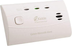 Kidde - 4-1/2 Inch Long x 1-1/2 Inch Wide, CO Alarm - 85 dB Decibel Rating, Lithium Battery Included, Tamper Resistant - Eagle Tool & Supply