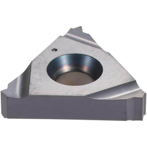 Iscar - 16ER External Right Hand 18 PG Laydown Threading Insert - Grade IC908, TiAlN Coated Carbide, 9.53mm Inscribed Circle - Eagle Tool & Supply