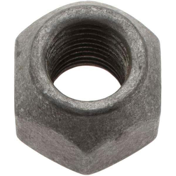 Value Collection - M12-1.5 Zinc Finish Open Wheel Nut - 21mm Hex, 18mm Overall Length, 60° Seat Angle - Eagle Tool & Supply