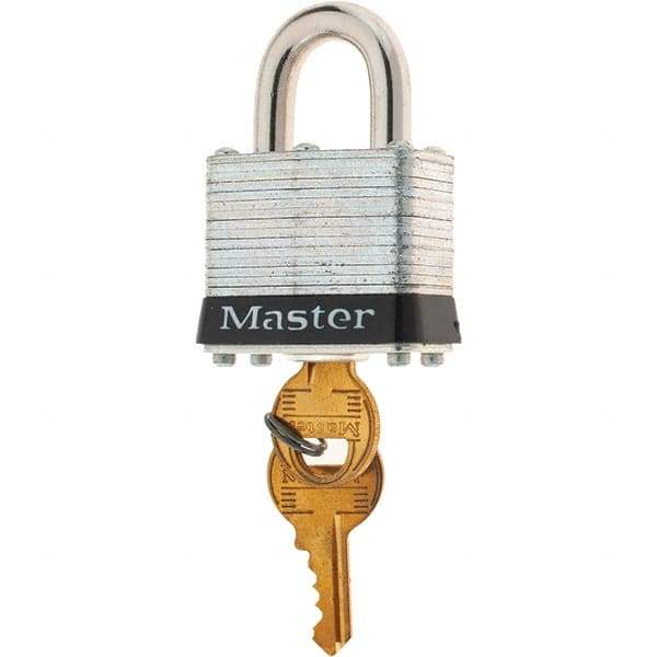 Master Lock - Padlocks Keyed: Keyed Alike Shackle Clearance: 3/4 (Inch) - Eagle Tool & Supply