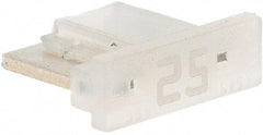 Littelfuse - 25 Amp, Automotive Fuse - 0.429" Long, Clear, Littlefuse LMIN025 - Eagle Tool & Supply