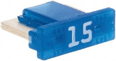 Littelfuse - 15 Amp, Automotive Fuse - 0.429" Long, Blue, Littlefuse LMIN015 - Eagle Tool & Supply