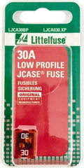 Littelfuse - 30 Amp, 58 VDC, Automotive Fuse - Pink, Littlefuse 895030 - Eagle Tool & Supply