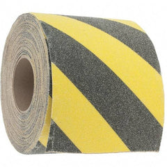 Made in USA - Black & Yellow Anti-Slip Tape - 6" Wide x 60' Long - Eagle Tool & Supply