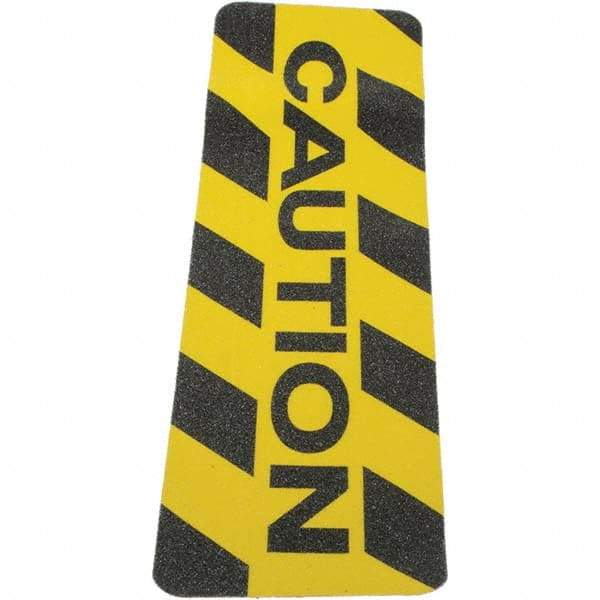 Made in USA - Black & Yellow Anti-Slip Cleat - 6" Wide x 2' Long - Eagle Tool & Supply