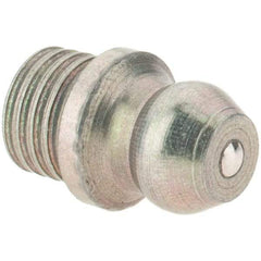 Value Collection - Straight Head Angle, 1/4 Thread Drive-In Grease Fitting - Eagle Tool & Supply