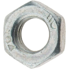 Import - M5x0.80 Metric Coarse Steel Right Hand Hex Jam Nut - 8mm Across Flats, 2.7mm High, Zinc-Plated Finish - Eagle Tool & Supply