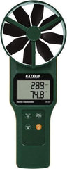 Extech - 0.2 to 30 m/Sec Air CFM and CMM Thermo Anemometer - 140°F Max - Eagle Tool & Supply