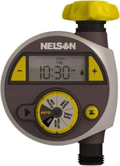 Nelson - Electronic Lawn Sprinkler Timer - 2 Watering Modes, 1 Outlet, 3/4-18 National Hose Thread - Eagle Tool & Supply