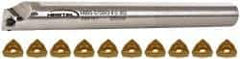 Hertel - 0.8" Min Bore Diam, Indexable Boring Bar - Through Coolant - Eagle Tool & Supply
