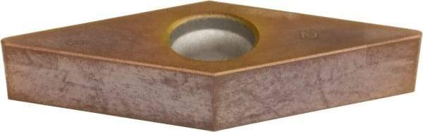 Sumitomo - 2NC-VBGA221 Grade BNC100 PCBN Turning Insert - TiCN Finish, 35° Diamond, 1/4" Inscr Circle, 1/8" Thick, 1/64" Corner Radius - Eagle Tool & Supply