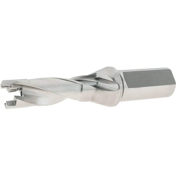 Iscar - 0.827" to 0.862" Diam, 3xD, 2.48" Max Depth, 1" Shank Diam, 6" OAL, Replaceable-Tip Drill - FCP, ICK, ICK-2M, ICM, ICN, ICP, iCP-2M Insert, 21 Seat Size, 61969796 Toolholder, Series SumoCham - Eagle Tool & Supply