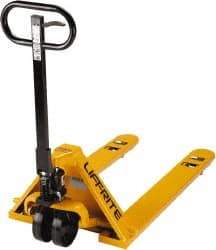 Lift-Rite - 5,000 Lb Capacity, 6-3/4" Lift Industrial Pallet Truck - 2" Min Lift Height, 48" Fork Length x 6" Fork Width, 27" Overall Width - Eagle Tool & Supply