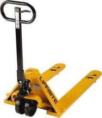 Lift-Rite - 5,000 Lb Capacity, 6-3/4" Lift Industrial Pallet Truck - 2" Min Lift Height, 48" Fork Length x 6" Fork Width, 27" Overall Width - Eagle Tool & Supply