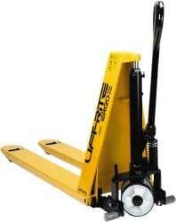 Lift-Rite - 3,000 Lb Capacity, 31-1/2" Lift Industrial Pallet Truck - 3-1/4" Min Lift Height, 48" Fork Length x 7" Fork Width, 27" Overall Width - Eagle Tool & Supply