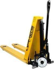 Lift-Rite - 3,000 Lb Capacity, 31-1/2" Lift Industrial Pallet Truck - 3-1/4" Min Lift Height, 48" Fork Length x 7" Fork Width, 20-1/2" Overall Width - Eagle Tool & Supply
