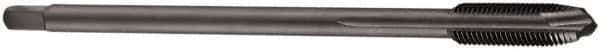 DORMER - M5x0.50 Metric Fine, 3 Flute, Oxide Finish, Cobalt Spiral Point Tap - Plug Chamfer, Right Hand Thread, 70mm OAL, 13mm Thread Length, 3.5mm Shank Diam, 6H Class of Fit, Series EP11 - Exact Industrial Supply