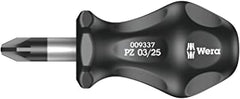 Wera 05009337001 Stubby/Carburettor screwdriver PZ03x25mm,Multi-colour - Eagle Tool & Supply