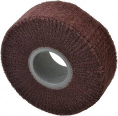 3M - 6" Diam Aluminum Oxide Finishing Flap Wheel - 2" Hole, 2" Wide, Density 5, Nonwoven, Fine Grade, 3,400 Max RPM - Eagle Tool & Supply