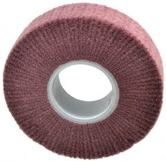 3M - 8" Diam Aluminum Oxide Finishing Flap Wheel - 3" Hole, 2" Wide, Density 3, Nonwoven, Fine Grade, 3,200 Max RPM - Eagle Tool & Supply