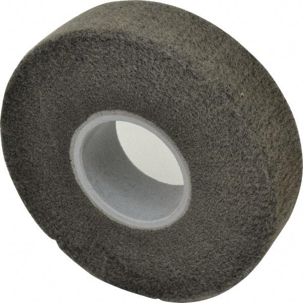 3M - 8" Diam Silicon Carbide Finishing Flap Wheel - 3" Hole, 2" Wide, Density 5, Nonwoven, Fine Grade, 3,200 Max RPM - Eagle Tool & Supply