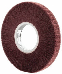 3M - 8" Diam Aluminum Oxide Finishing Flap Wheel - 3" Hole, 1" Wide, Density 3, Nonwoven, Very Fine Grade, 3,200 Max RPM - Eagle Tool & Supply