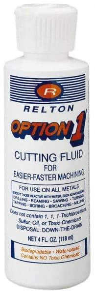 Relton - Option1, 5 Gal Pail Cutting Fluid - Water Soluble, For Cleaning, Machining - Eagle Tool & Supply