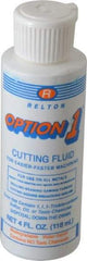 Relton - Option1, 4 oz Bottle Cutting Fluid - Water Soluble, For Cleaning, Machining - Eagle Tool & Supply