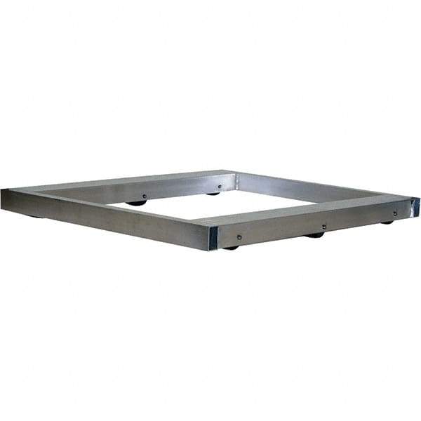 Vestil - 6,000 Lb Capacity Aluminum Pallet Dolly - 48" Long x 36" Wide x 4-1/4" High, 3" Wheels - Eagle Tool & Supply