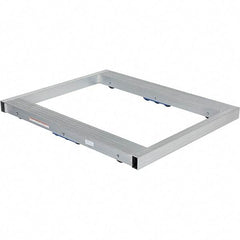 Vestil - 8,000 Lb Capacity Aluminum Pallet Dolly - 48" Long x 40" Wide x 4-1/4" High, 3" Wheels - Eagle Tool & Supply
