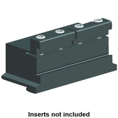 Kennametal - Tool Block Style A2TEN, 52mm Blade Height, 135mm OAL, 80mm OAH, Indexable Cutoff Blade Tool Block - 50mm Shank Height, 38mm Shank Width, Reversible, Series A2 Cut-Off - Eagle Tool & Supply