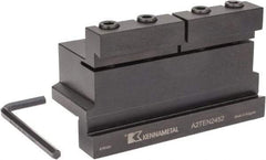 Kennametal - Tool Block Style A2TEN, 52mm Blade Height, 5.32" OAL, 80mm OAH, Indexable Cutoff Blade Tool Block - 1-1/2" Shank Height, 1-1/2" Shank Width, Reversible, Series A2 Cut-Off - Eagle Tool & Supply