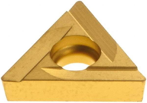 Komet - TOHX140304 G06 Grade BK6425 Carbide Boring Insert - TiCN/Al2O3/TiN Finish, 60° Triangle, 8° Relief Angle, 8.2mm Inscr Circle, 3mm Thick, 0.4mm Corner Radius - Eagle Tool & Supply
