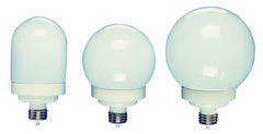 Fluorescent Decorative Lamp: 14 Watts, T2, Medium Screw Base 2,700 ° K Color Temp, 880 Lumens, 82 CRI, 10,000 hr Avg Life