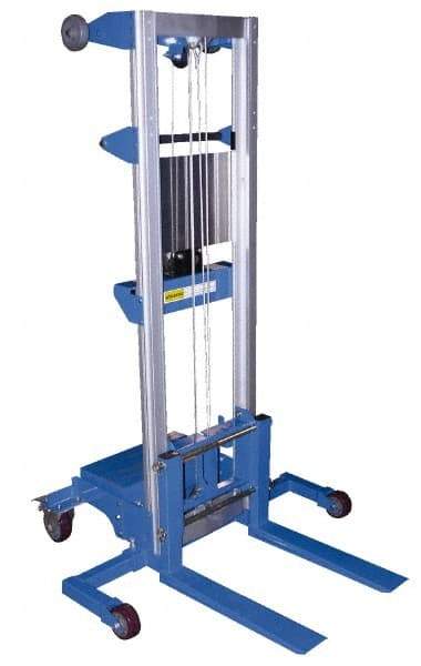 Vestil - 350 Lb Capacity, 118" Lift Height, Counter Weight Base Manually Operated Lift - Eagle Tool & Supply