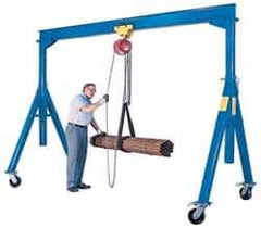 Vestil - 4,000 Lb Load Capacity, Steel Gantry Crane - 15' Span - Eagle Tool & Supply