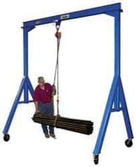 Vestil - 10,000 Lb Load Capacity, Steel Gantry Crane - 15' Span - Eagle Tool & Supply