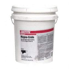 Loctite - 5 Gal Pail Gray Magnesium Phosphate Filler/Repair Caulk - 2000°F Max Operating Temp, 10 min Tack Free Dry Time, 1 to 2 hr Full Cure Time, Series 135 - Eagle Tool & Supply