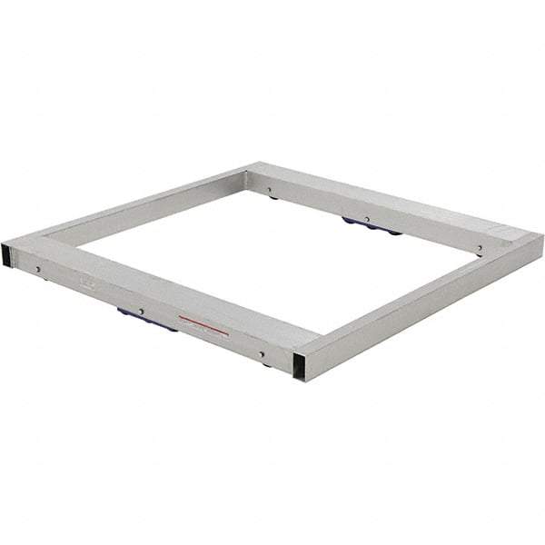Vestil - 8,000 Lb Capacity Aluminum Pallet Dolly - 48" Long x 48" Wide x 4-1/4" High, 3" Wheels - Eagle Tool & Supply
