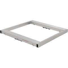 Vestil - 8,000 Lb Capacity Aluminum Pallet Dolly - 48" Long x 48" Wide x 4-1/4" High, 3" Wheels - Eagle Tool & Supply